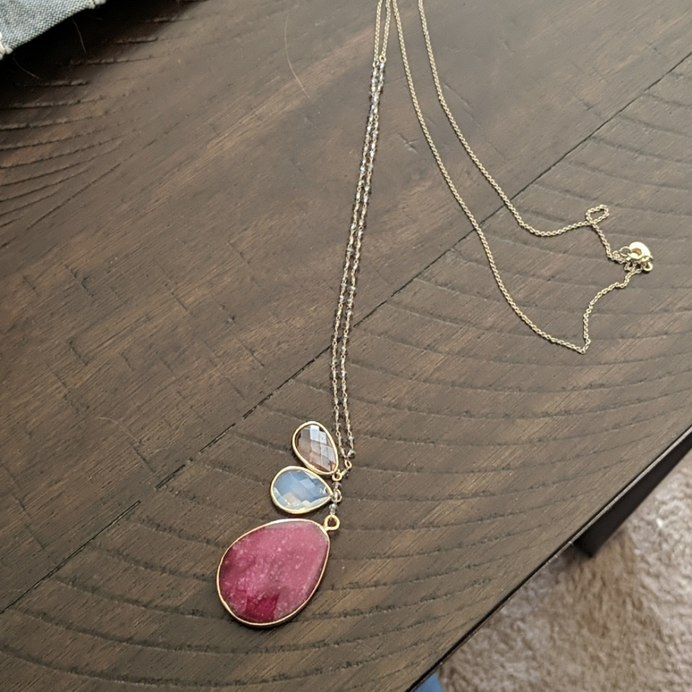 LOFT Long Pendant Necklace